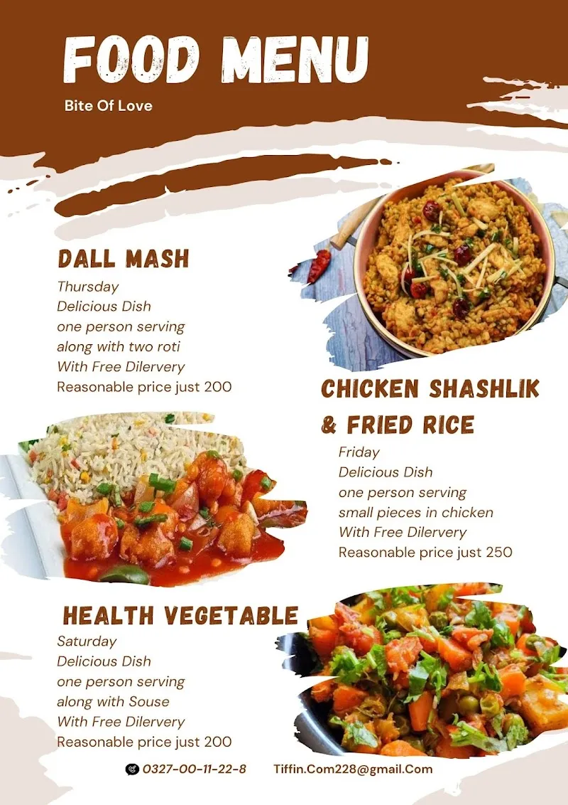 Tiffin Lunch & Dinner Services - Lahore Home Dilervery