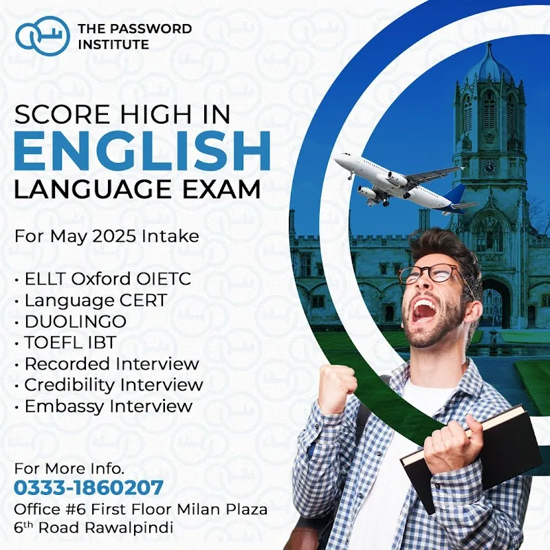 The Password Institute - Oxford ELLT Done Base - LanguageCert Done Base - Duolingo (DET) Preparation - TOEFL iBT Done Base