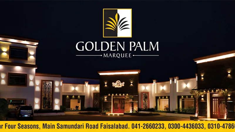 Golden Palm Marquee & Farmhouse