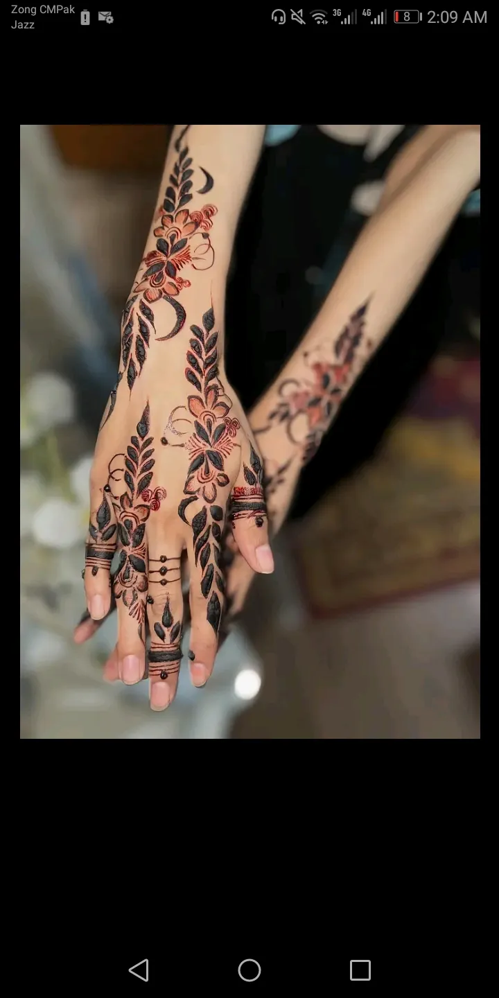 Canvas mehndi